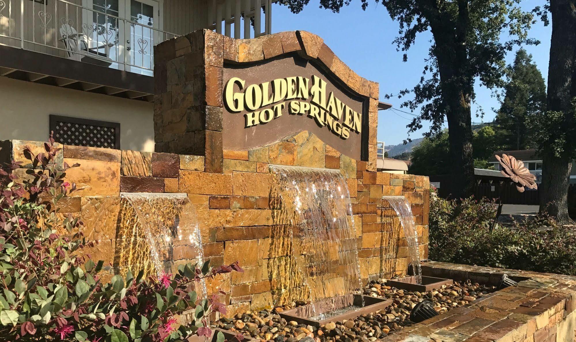Golden Haven Hot Springs Hotel Calistoga Exterior photo